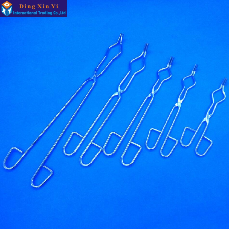 Pinzas de crisol de 25CM, proceso de chapado de cromo, laboratorio con las pinzas de crisol