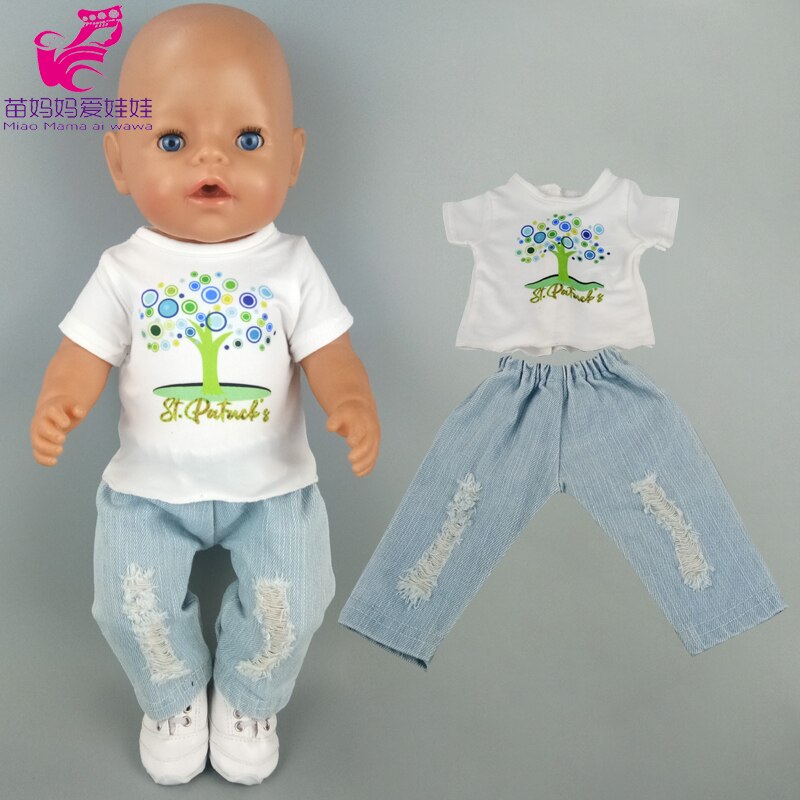 Ropa de muñeca bebé, monos para muñeca de bebé reborn de 17 pulgadas, prendas de vestir, de cumpleaños para niña: A3
