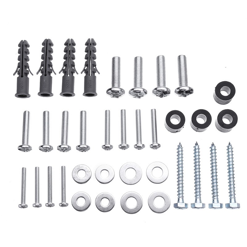 Kit de Hardware de montaje en TV, tornillo de montaje en pared VESA Universal, arandela, ESPACIADOR Pack (M4 M5 M6 M8 M10) para TV y Monitor de montaje