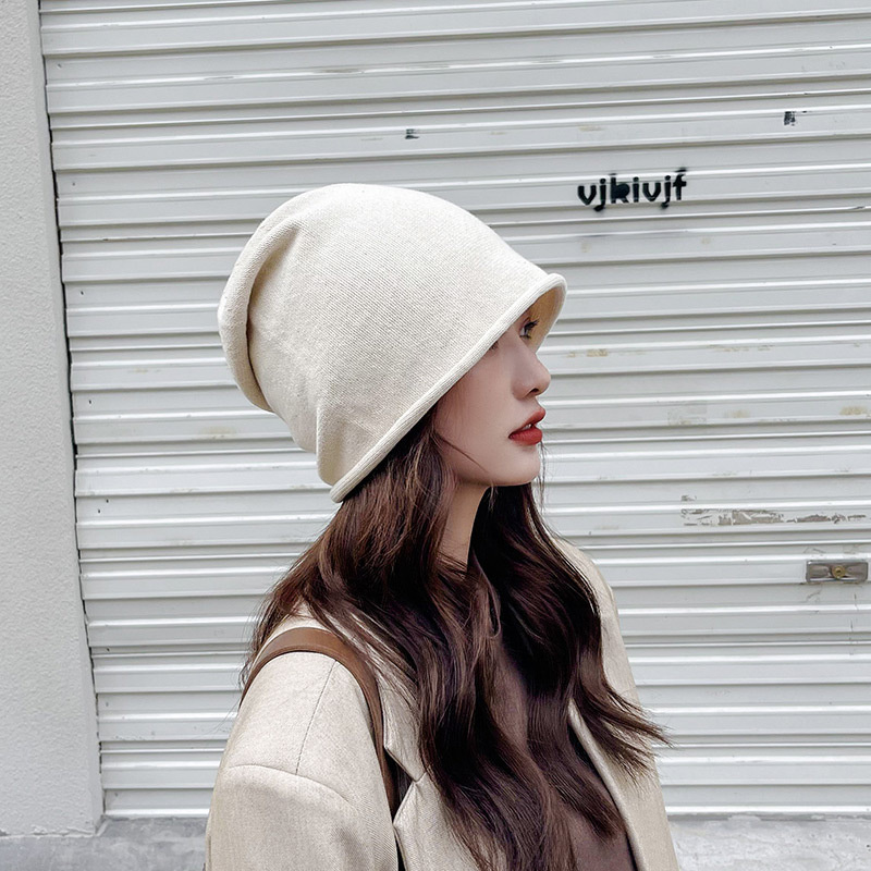 Hoeden Mutsen Voor Mannen Vrouwen Unisex Herfst Zomer Beanie Katoen Effen Kleur Elastische Bonnet Hip Hop Baggy Cap Man Vrouw dunne