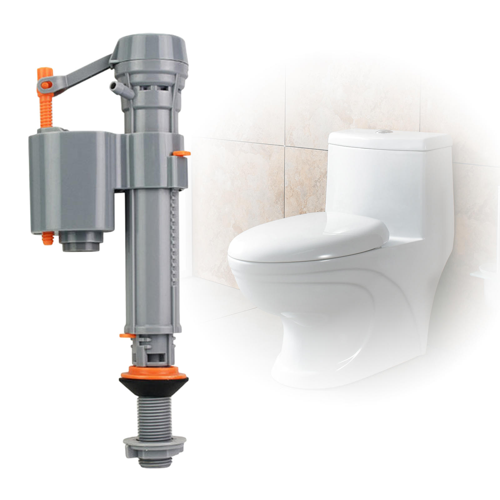 Toilet Filling Valves Toilet Cistern 19.5-30.5cm Bottom Entry Toilet Fill Valve