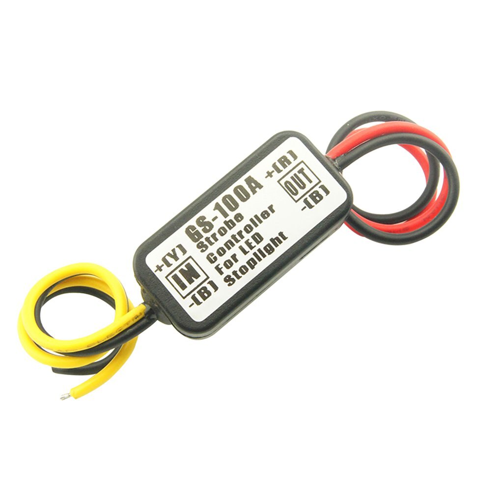 GS-100A Portatif Lumineux Superbe de Voiture De Taille Motos LED Feu Stop Flash Stroboscopique Clignotant Boîte De Contrôleur