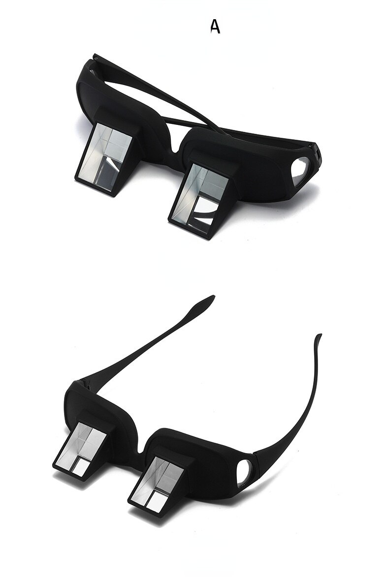 Outdoor Prisma Spektakel Refractieve Goggles Bril Belay Bril Voor Klimmen Wandelen Reizen Brillen: Black-L