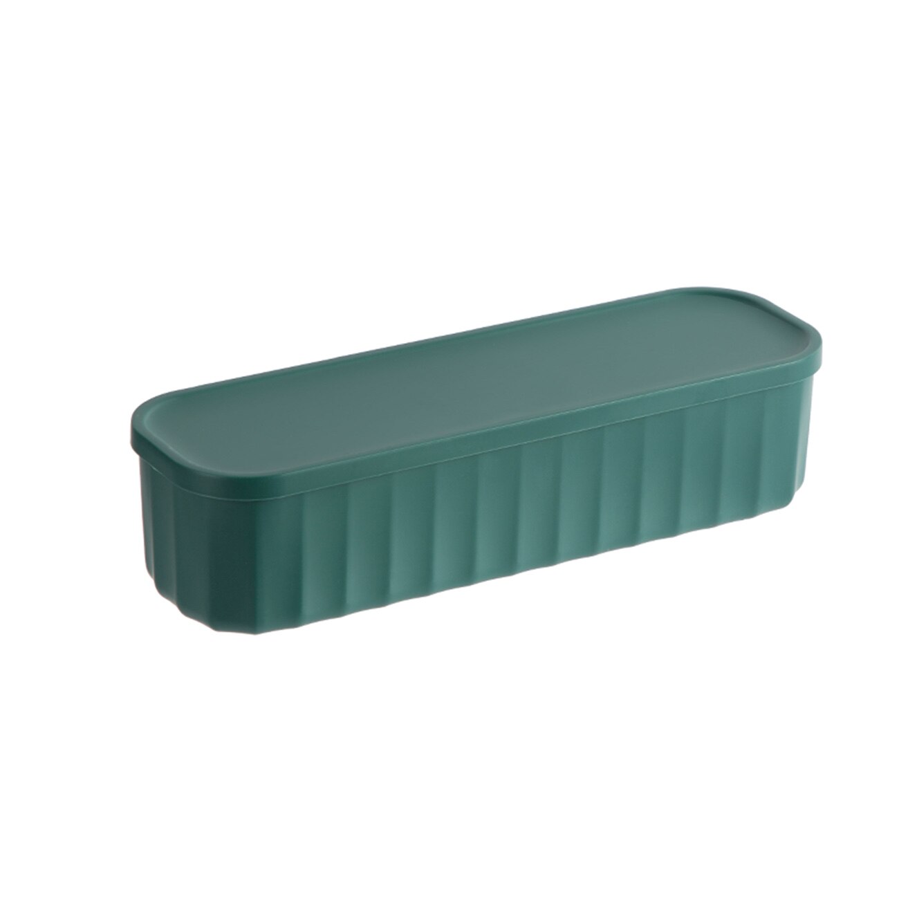 Boîte de rangement en plastique pour chaussettes, Type tiroir ménager, compartiment pour sous-vêtements, avec couvercle, boîte de tri de vêtements: vert clair
