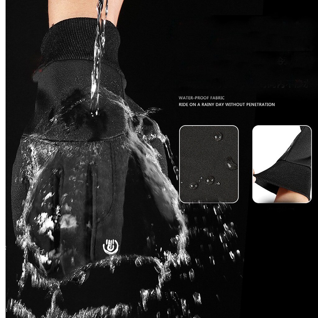 Warme Winter Handschoenen Motorfiets Scooter Handschoenen Sport Waterdichte Toccare Schermo Dikke Antislip Skiën Hand Dragen #3