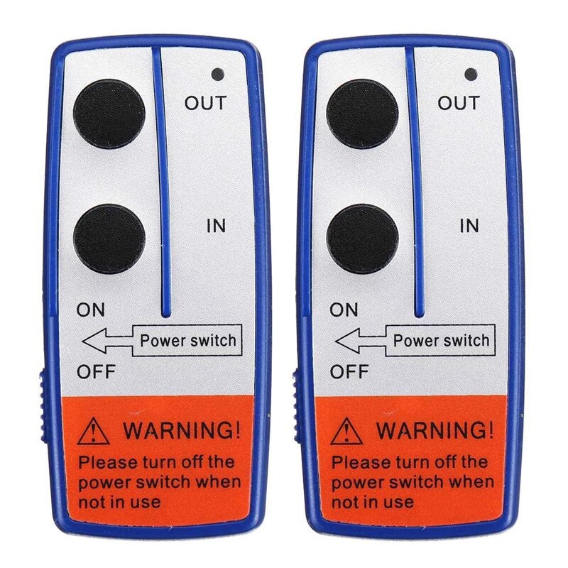 12V Car Wireless Winch Electric Remote Control Switch with Manual Transmitter for Jeep Truck ATV SUV Vehicle Trailer