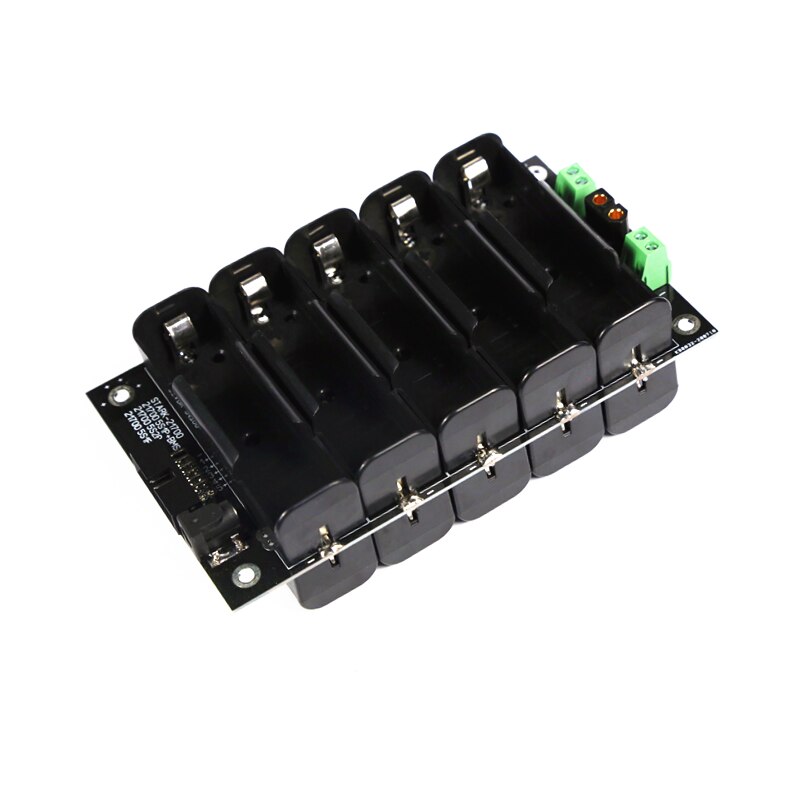 Housse de batterie portative 21700 support de batterie 5S 21V batterie Pack boîte de stockage Circuits d'équilibre 60A 120A BMS PCB 5s 21700 puissance mur bricolage