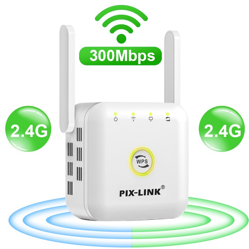 5G Wifi Repeater Wifi Signaal Versterker 5 Ghz Wireless Network Wifi Router 1200M Access Point Lange Range Extender wi-fi Booster: US Plug / 2.4G 300M White