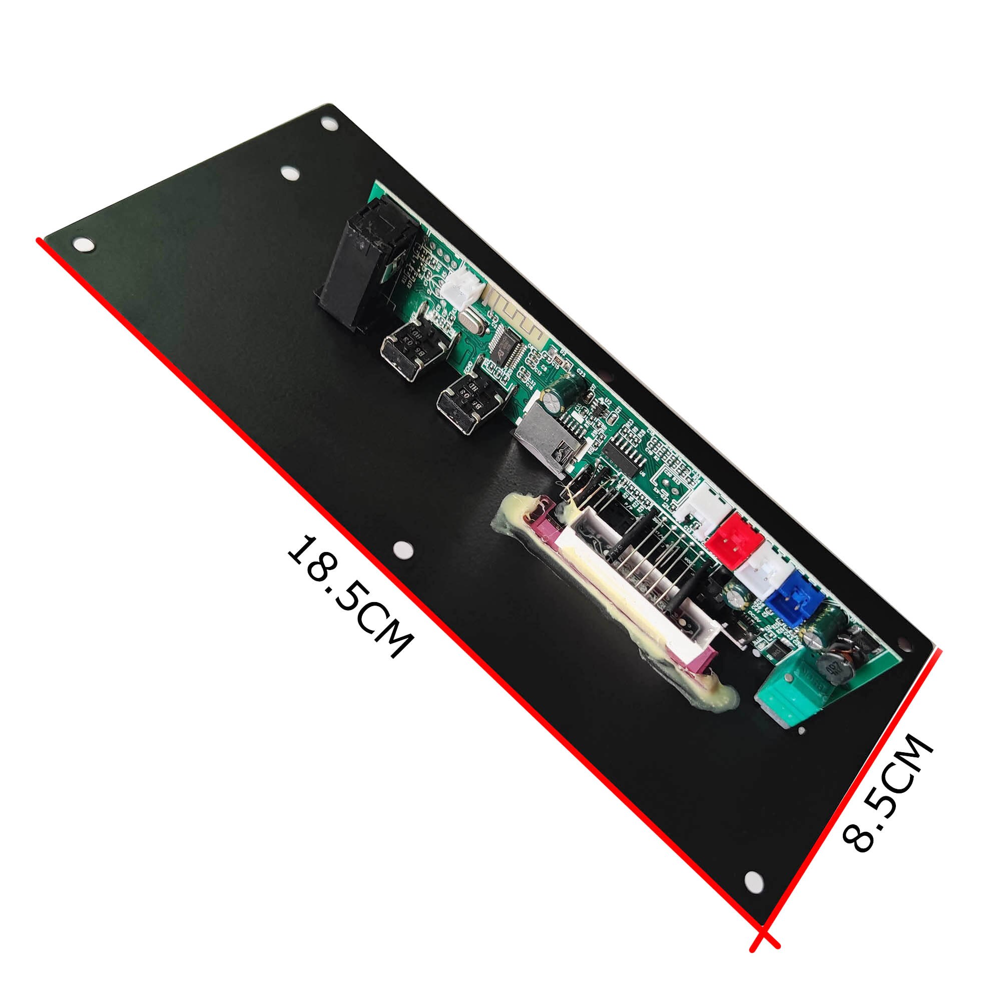 3.7 V Amplifier Board Square Dance 30W Speaker Amplifier Support Bluetooth AUX TF-Card U-Disk Recording 5-8Inch Speaker