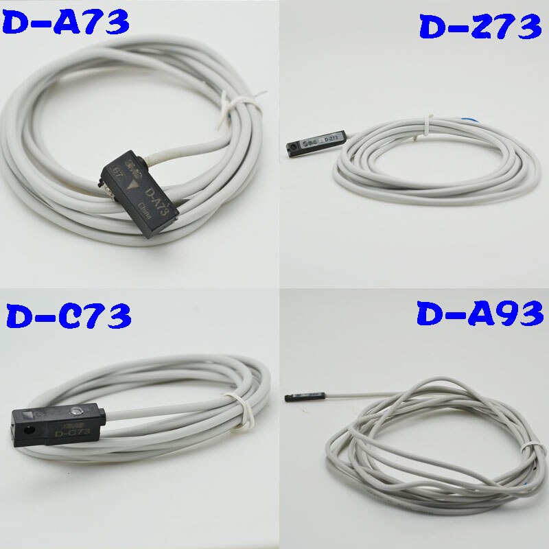 BLCH 10PCS Air Pneumatic Cylinder Magnetic Reed Switch Sensor D-A73 D-Z73 D-A93 D-C73 D-A54 D-B54 CS1-G J S U F Proximity Sensor