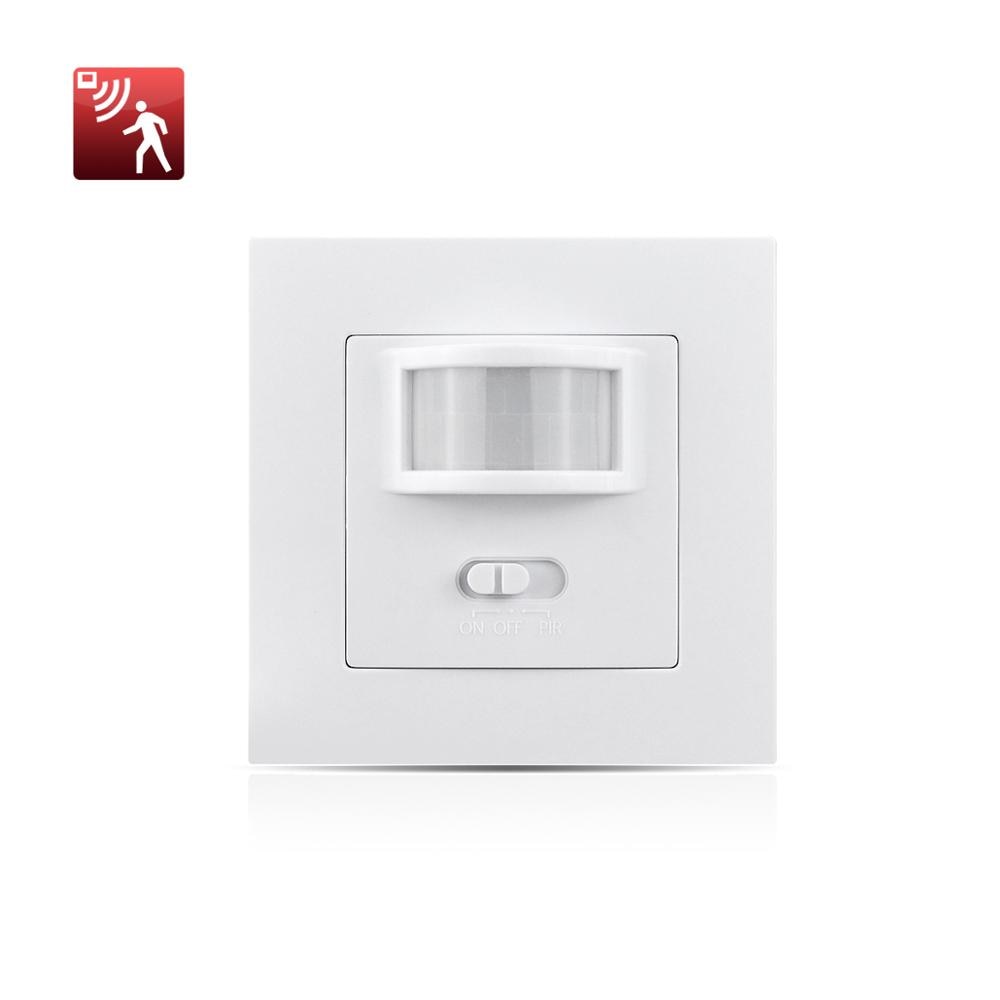 220V PIR Motion Sensor Switch ON / OFF Infrared Human body induction Sensor smart switch Auto Control Home Night Smart Lighting