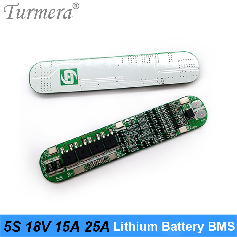 5S 18V batterie au Lithium BMS conseil 15A 25A pour 18650 batterie tournevis chargeur Protection conseil 18V 21V cellule Protection Circuit