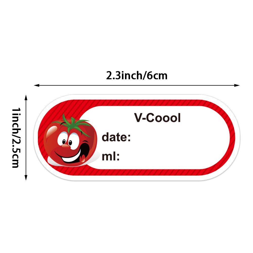 250 Pcs Food Name Date Label Stickers Kitchen Ingredients Classification Date Label Mason Jar Capacity Adhesive Label Stickers