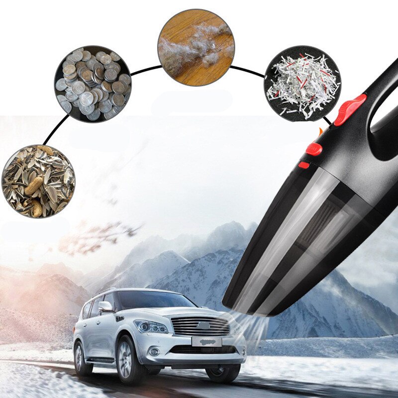 Handheld Vacuum Cordless Powerful Cyclone Suction Portable Rechargeable Car Vacuum Cleaner Quick Charge for Car Home Pet Hair