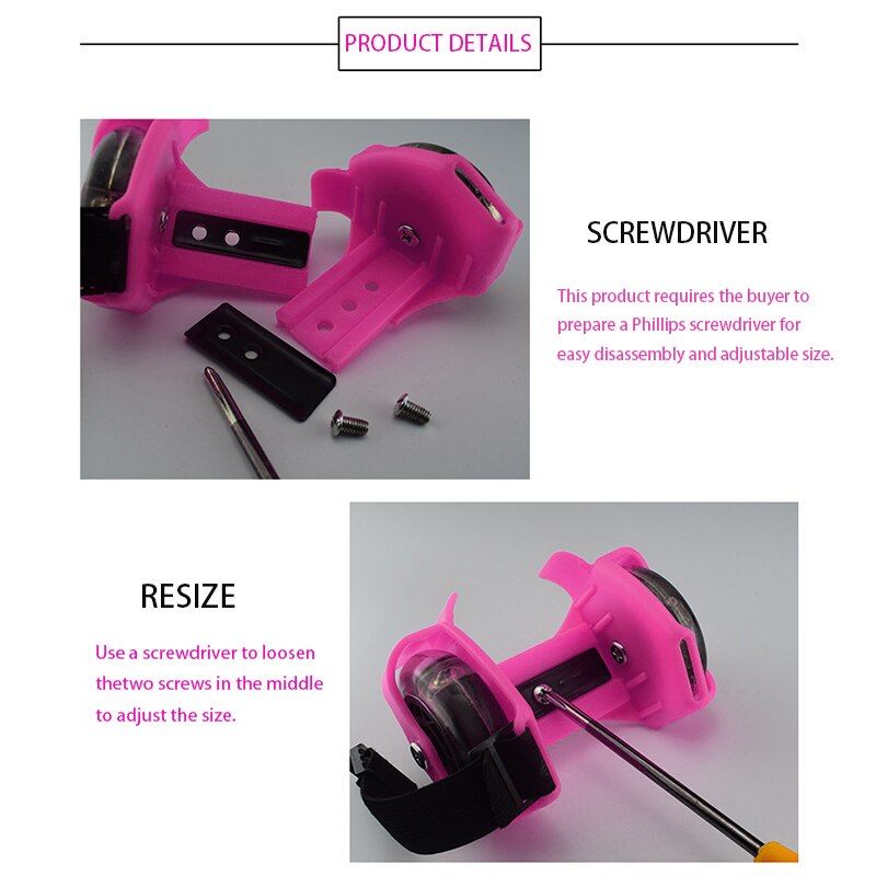 Colorful Flashing Roller Kid Safe Whirlwind Pulley Heel Adjustable Simply Durable Skating Outdoor Home Flash Wheels Shoes