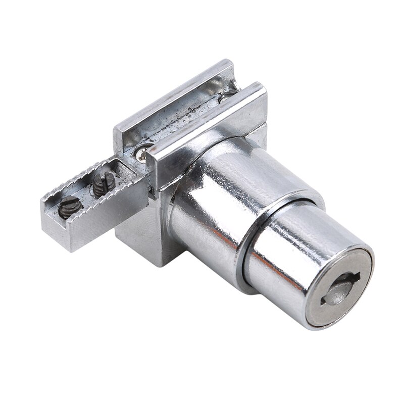 Glass Lock Zinc Alloy Showcase Glass Push Door Locks For Furniture Hardware Cabinet Door Cylinder Sliding