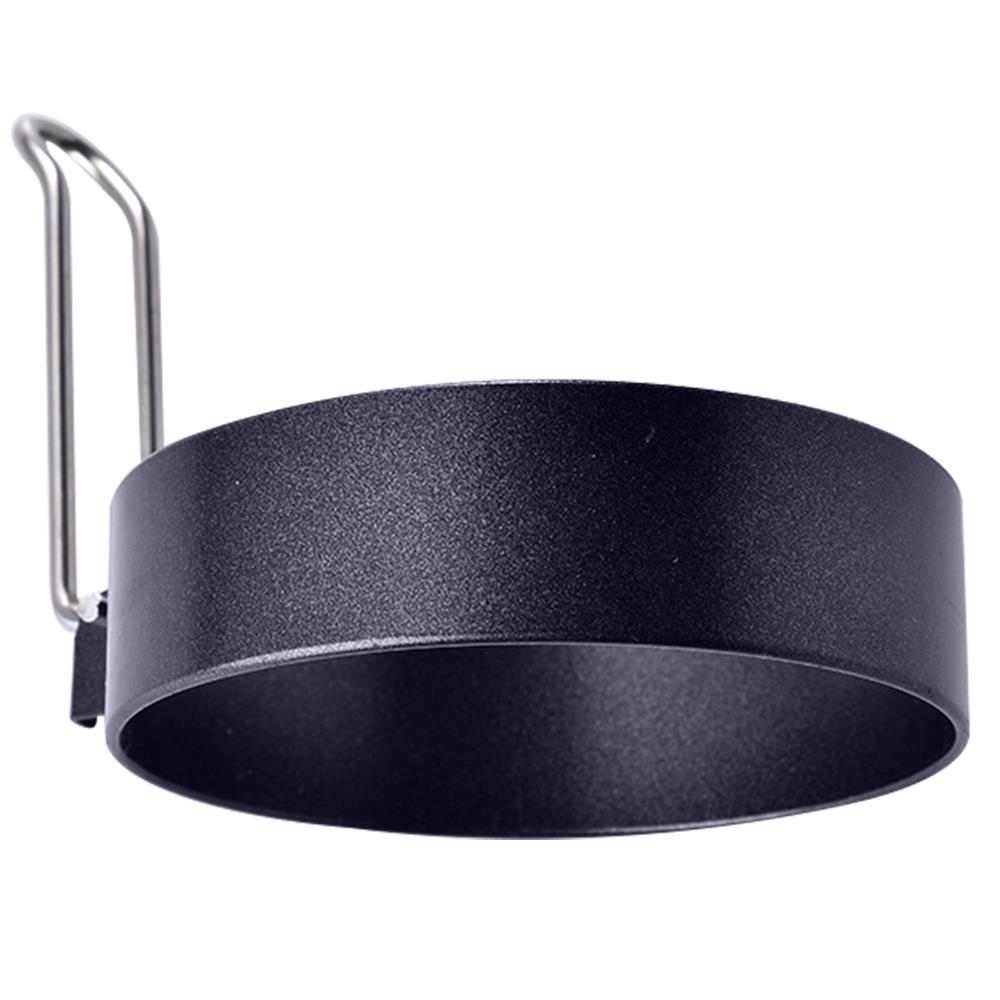 Black Household Egg Maker Molds Round Egg Omelet Silicone Frier Round Egg Pancake Maker Mold Egg Ring