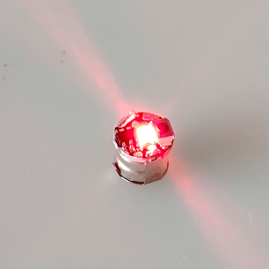 3 st mini led-lampa med touch-funktion, modellljusleksaker för gör-det-själv-modellbygge av robotar/bilar med batterier: Blå