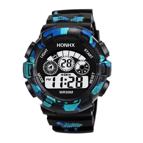 Men's Camouflage Print LED Watches main image 1