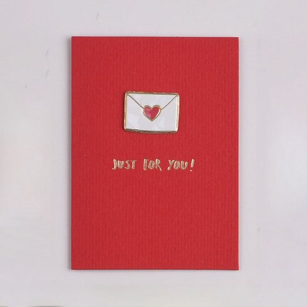 Mini Greeting Card Pure Color Good Luck/For you Card Kids Small Card Valentine Teacher Mother Message Card: No.07