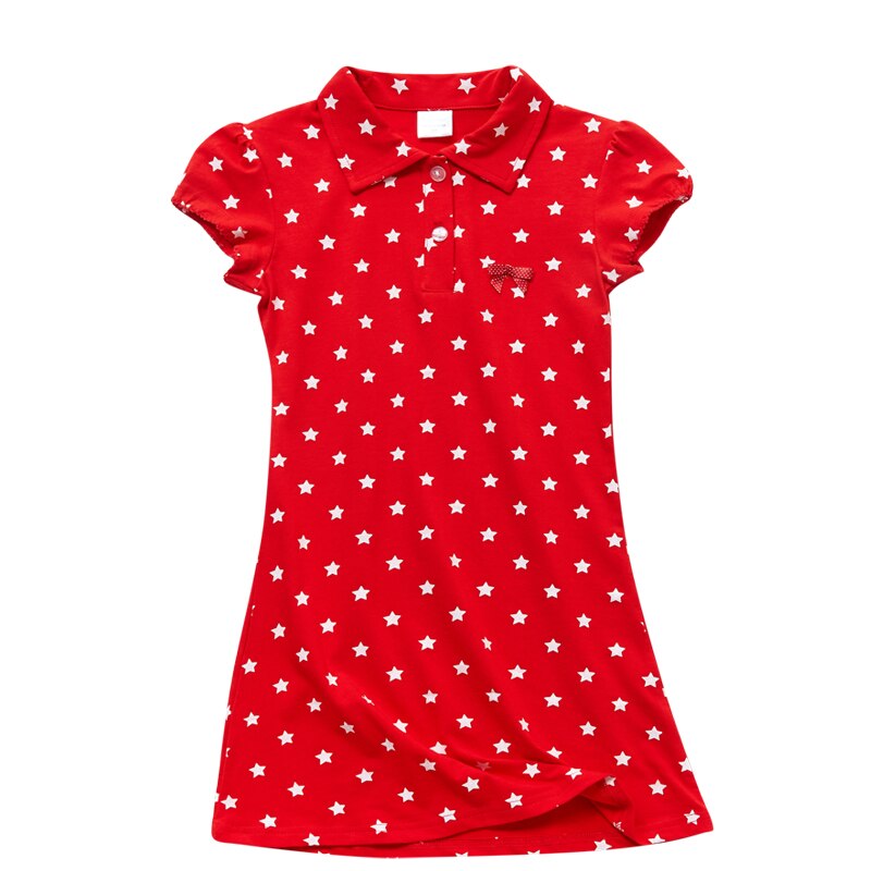 Meisjes Jurk Ster Prinses Jurk Zomer Lantaarn Mouw Jurk Peuter Kleding Katoen Kids Jurk Meisje Kleding Casual School Jurk