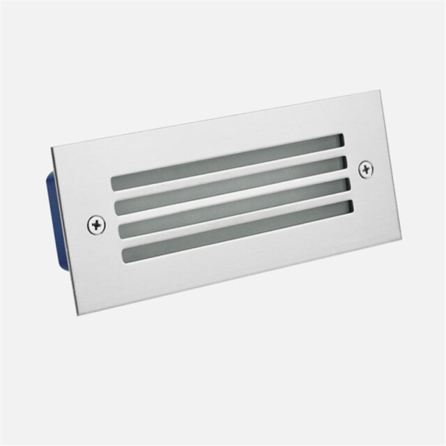 LED-Treppeneinbauleuchte, IP65, 5 W, wasserdichte Aluminium-Wandleuchte, Stehlampe, Gartenweg, vergrabene Hofbeleuchtung, AC110 220 V: RGB / 6w