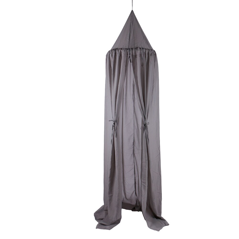 240cm Kids Children Bedroom Bed Dream Curtain Tent Canopy Hanging Summer Mosquito Net Decor: Grey