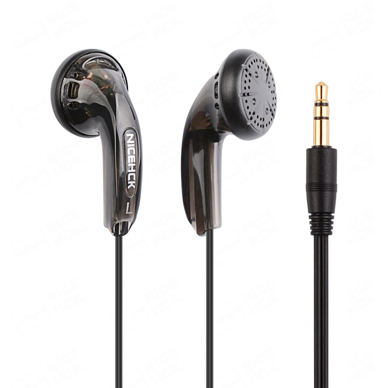 NICEHCK Traceless 3.5mm HIFI Earbud 15.4mm Dynamic Driver Unit DJ Bass Earphone Wired HD Microphone Headset EB2S/B40/B70/VIDO: FIOLETOWY