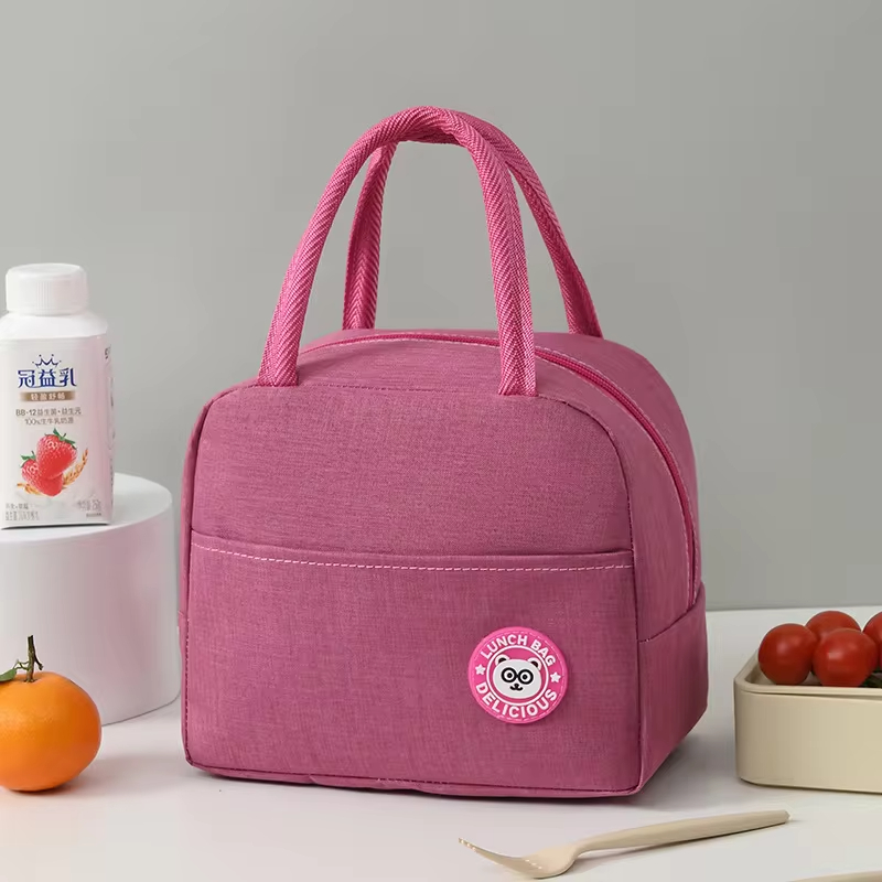 Beer Lunch Bags For Children Large Capacity Tote Picnic Drink Lunchbox Thermal Bag Portable Outdoor Office Food Bags: black