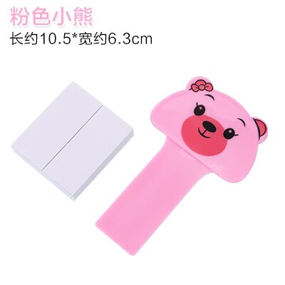 Toiletbril Lifters Leuke cartoon wc draagbare flip cover Lifting wc wc handvat blootleggen apparaat: pink bear