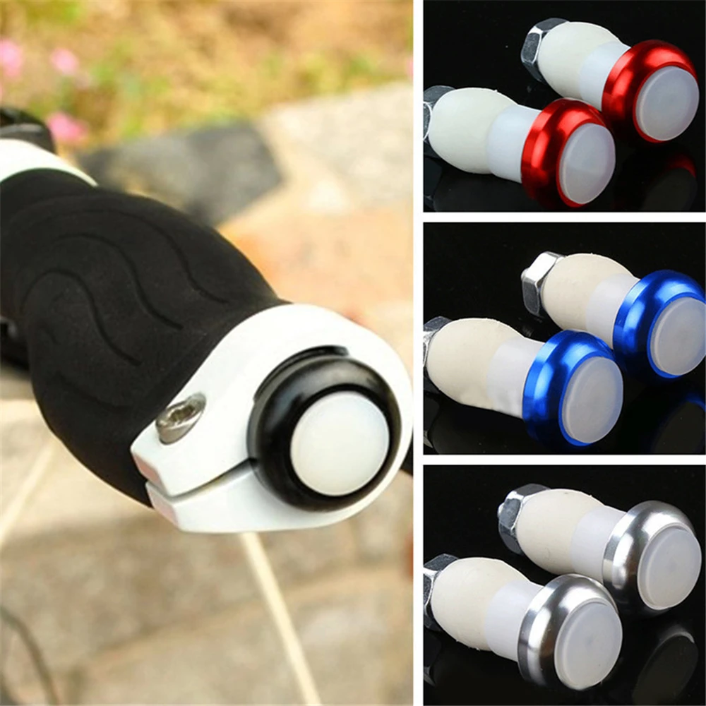 Luces para manillar de bicicleta, seguridad nocturna, señal de giro para manillar de bicicleta, enchufe final, lámpara de luz roja LED, luz con mango magnético, 2 uds.