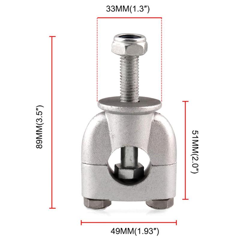 1 Pair Motorcycle Handlebar Risers 7/8 Aluminum 22mm Handle Bar Mount Clamps Dirt Pit Bike Motorbike Accessories