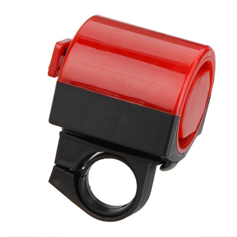 Loud Bike Electronic Horn Cycling Bicycle Handlebar Ring Bell Horn with battery INTE99: Red