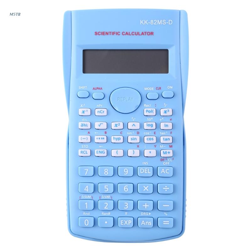 Scientific Calculator Stationery School Office Engineering Multifunction School Engineering Stationery Scientific Tool M5TB: Sky Blue