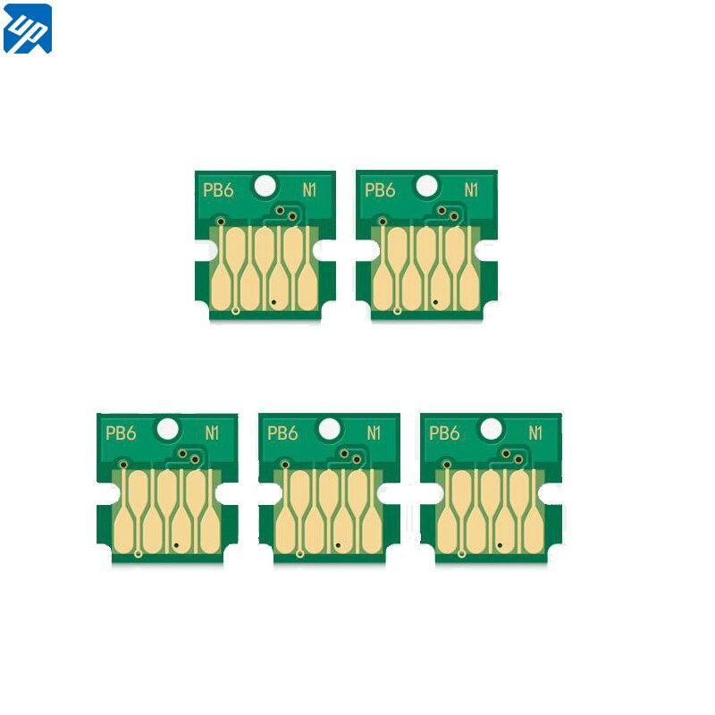 Réinitialiseur de puce pour epson WorkForce Pro WF-C8690 WF-C869R C8610 C8190, boîte d&#39;entretien d&#39;encre usagée T6714: 5pcs chip