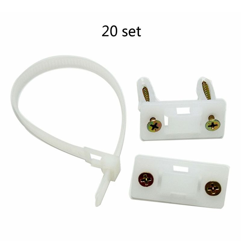 20 paquets sangles de meubles kit de sangles de meubles Anti-pointe pour bébé, dispositif de prévention des chutes de meubles