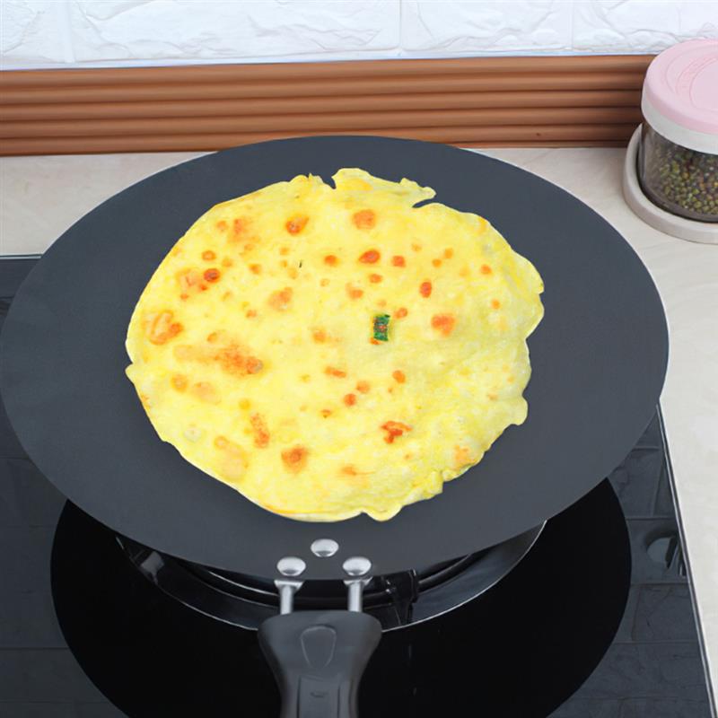 Iron Round Griddle Pancake Pan Non-Stick Grill Cast Egg Crepe Omelette Cookware For Induction Gas Stove Kitchen Tools