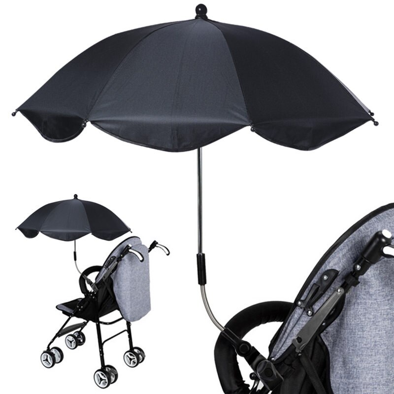 Draagbare Kinderwagen Paraplu Baby Carriage Kinderwagen Zonnescherm Parasol Rolstoel Kinderwagen Verstelbare Opvouwbare Paraplu U3