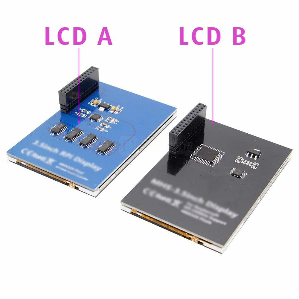 Raspberry Pi 3.5 inch TFT Touch Screen met ABS Case Kit, 480x320 30FPS-50FPS LCD Display voor Raspberry Pi 3B + (plus)/3B/2B