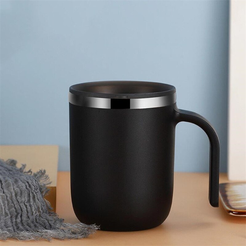 400Ml Koffie Mok 304 Rvs Isoleren Warmte 100% Lekvrij Melk Cup Met Deksel Keuken Drinkware Ontbijt Thee Mok J451: 4