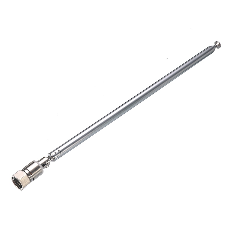 21-98 cm Type F TV Radio antenne 7 Air télescopique Section connecteur câble de remplacement pour TV AM FM Radio