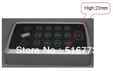 XJQ 1000 cards Capacity 125KHz Single RFID Card Proximity Entry Door Lock Access Control System With 10pcs Keys RFID Key Fobs