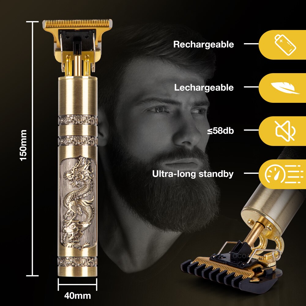 Haar Schermaschinen Friseur Wiederaufladbare Elektrische Rasierer Trimmer für Männer kabellos männer Rasierer Bart Maschine Rasieren T9