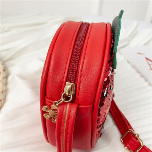 Nette Frauen Mädchen Obst Schulter Tasche Tote Geldbörse Bote Umhängetaschen Handtasche Pailletten freundlicher Tasche Baby Mädchen Nette Handtaschen