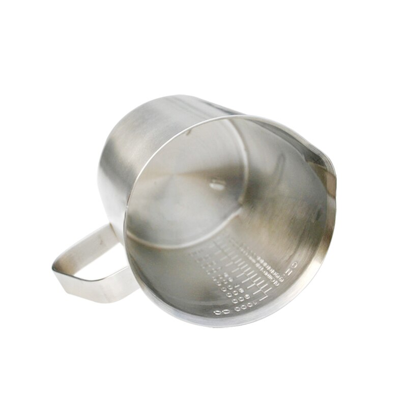 Thickened 304 Stainless Steel Measuring Cup With Scale 1000ML 700ML 500 ML Tea Cup Melting Pot Kitchen Measuring Tool