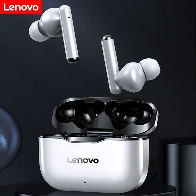 Newest in Original Lenovo LP1 Wireless Bluetooth Headset V5.0 Touch Earphone Stereo 300mAh Durable Battery IPX4 Waterproof