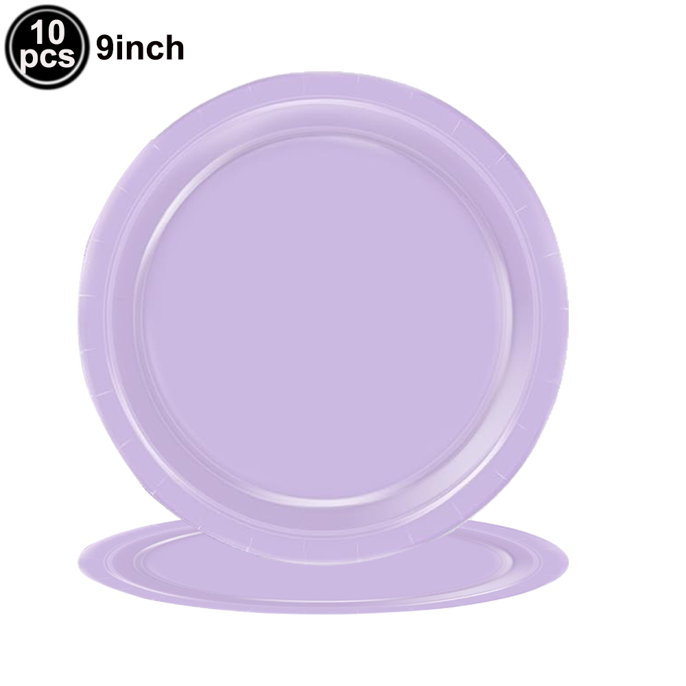 Ensfarget engangsservise papirtallerkener kopper servietter duk matbrett bursdagsfest babyshower dekorasjonsartikler: Fluorescensgul