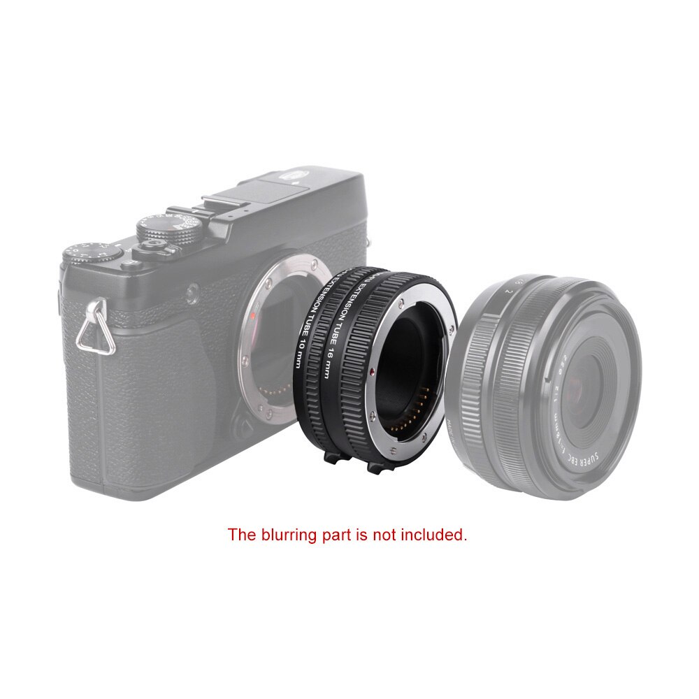 Viltrox DG-FU Auto Focus AF Extension Tube Ring 10mm 16mm Set Metal Mount for Fujifilm X Mount Macro Lens