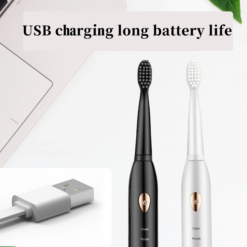 Smart Sonic Electric Toothbrush XaoMi Electric Toothbrush Best 5 Modes USB Rechargeable With Replacement Brush Head