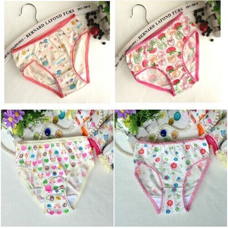 Bragas de algodón para niñas, ropa interior corta,... – Grandado